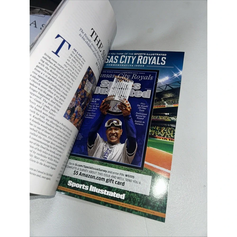 2014 & 2015 Sports Illustrated Kansas City Royals World‎ Series Magazines